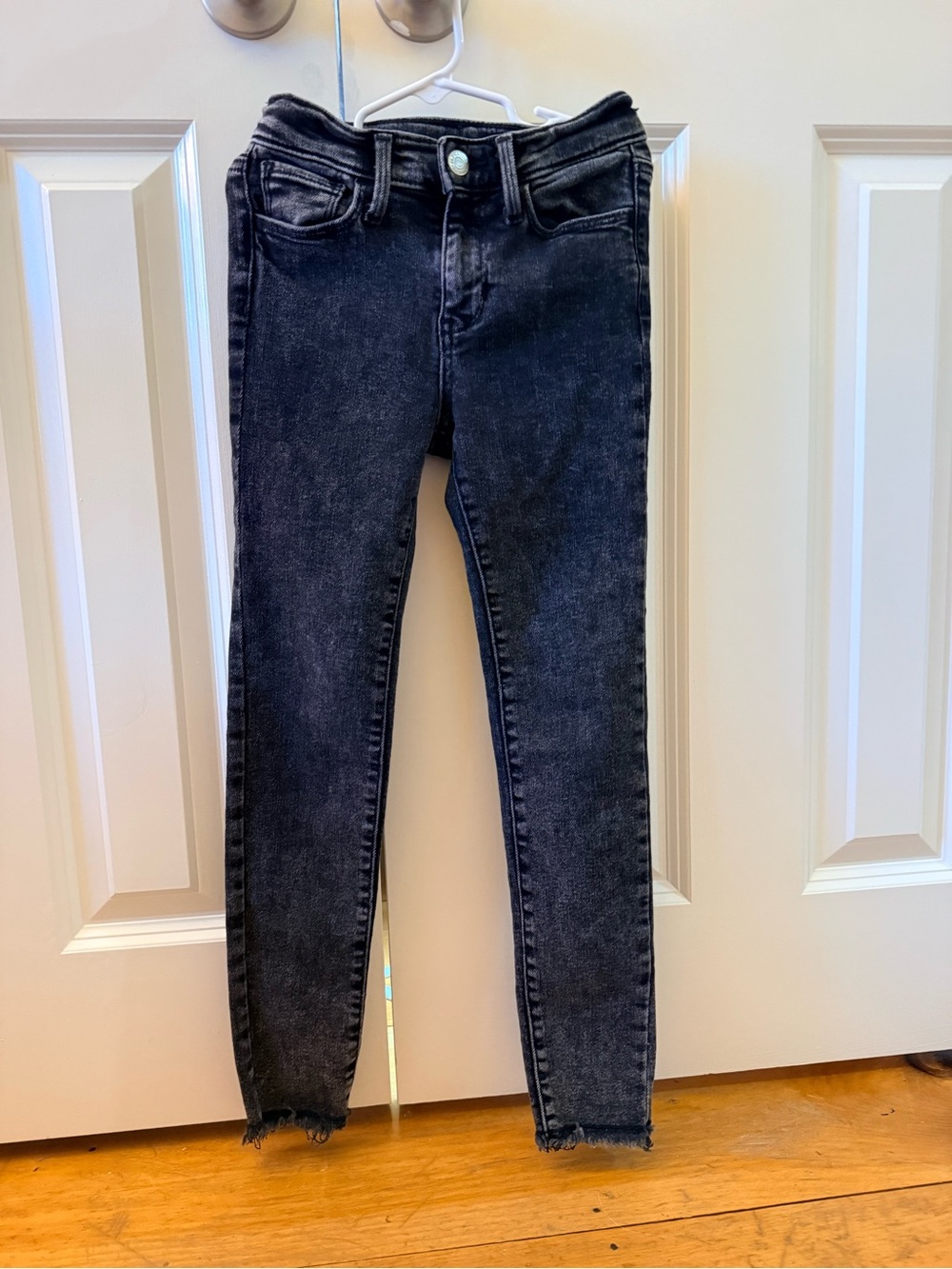 Girls Black Washed Skinny Jeans - Brand: